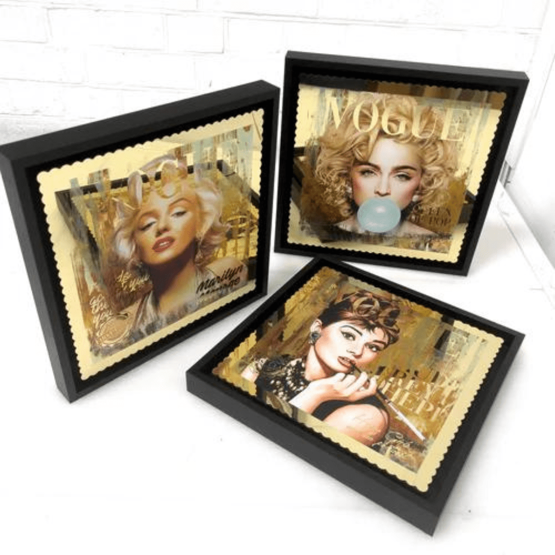 Golden Set: Monroe, Hepburn & Madonna